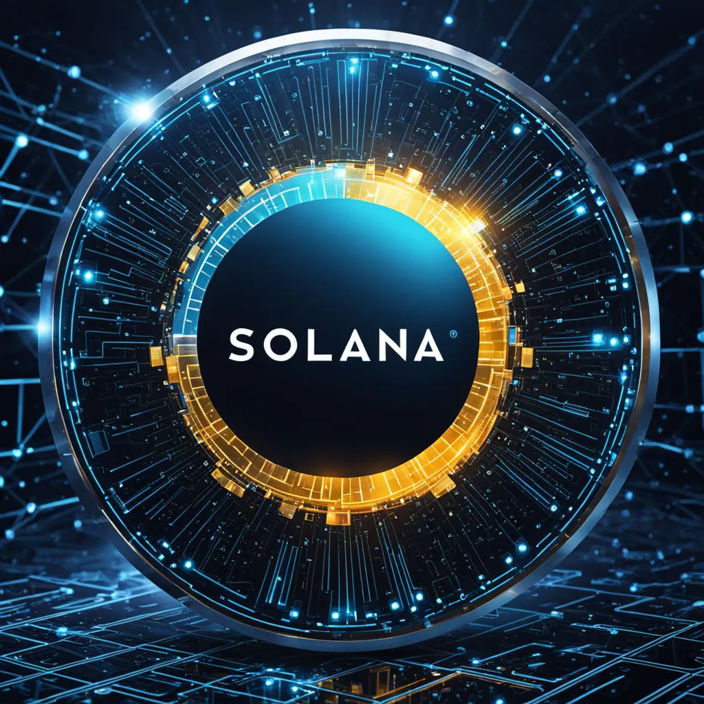 Image of Solana Labs' blockchain-integrated mobile device, demonstrating advanced technology for customer loyalty solutions