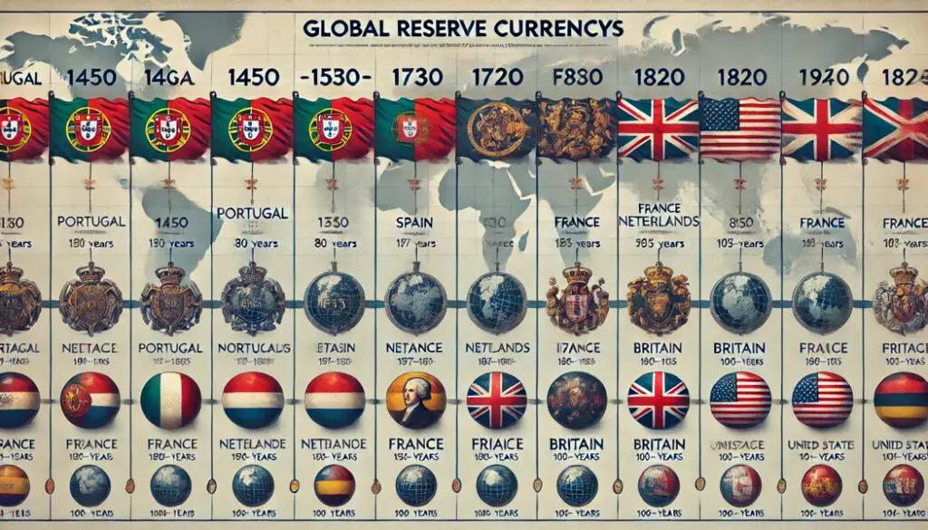 Globalne rezervne valute od 1450. godine