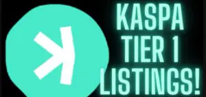 Kaspa Tier 1 Listings Scaled