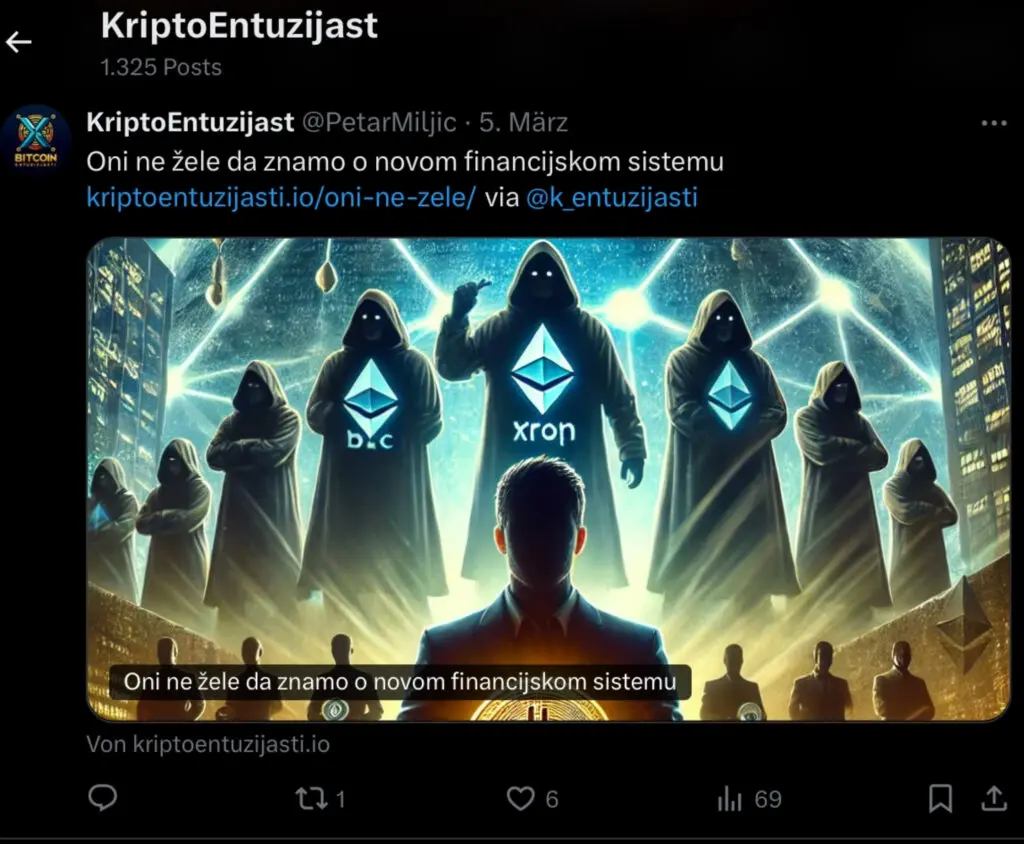 Kripto entuzijasti, digitalna umjetnost, tajni financijski sustav, Ethereum, BTC, digitalni krajolik.