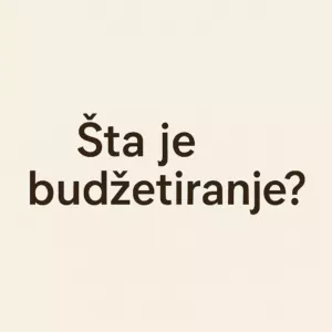 Šta je budžetiranje? Finansijsko planiranje, pitanja, upravljanje budžetom, minimalistički dizajn pozadine.