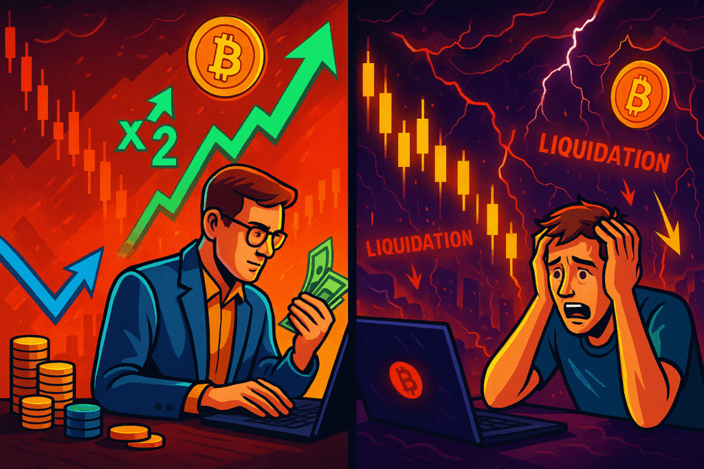 Usporedba investitora koji čeka x10 i onoga koji redovito vadi profit na x2 tijekom tržišnih padova.Oni koji čekaju 