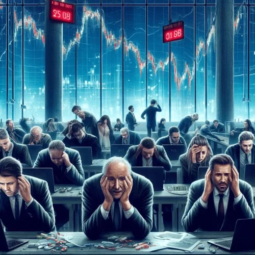 8. Anksioznost (Anxiety) - Zabrinutost zbog neočekivanog pada cijena, analiza tržišta kripto, počinju osjećati zabrinutost i nervozu , emocionalno trgovanje