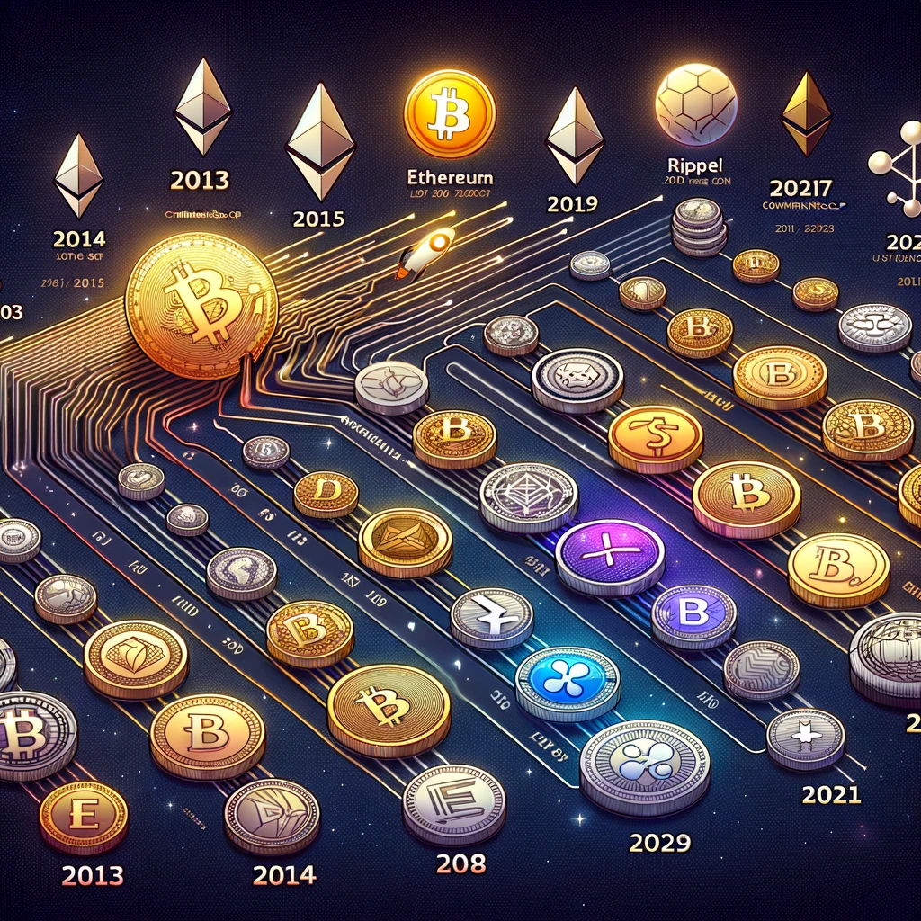 Evolucija Top-10 Kriptovaluta u Istoriji CoinMarketCap-a (2013-2023)