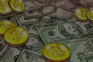 Sukob između fizičkog novca i digitalnog bogatstva: dolar i Bitcoin u istom okviru.