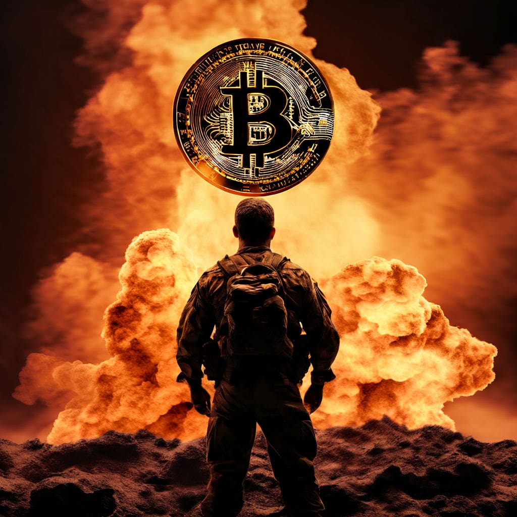 Vrijednost bitcoina tijekom rata u ovom ludom svijetu
