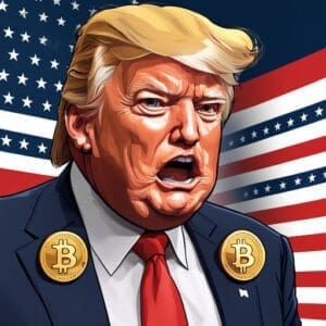 onald Trump na Bitcoin konferenciji 2024. u Nashvilleu. Blockchain Trump Biden