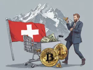 Financijska inovacija u Švicarskim Alpama: spoj tradicionalnog i digitalnog novca.