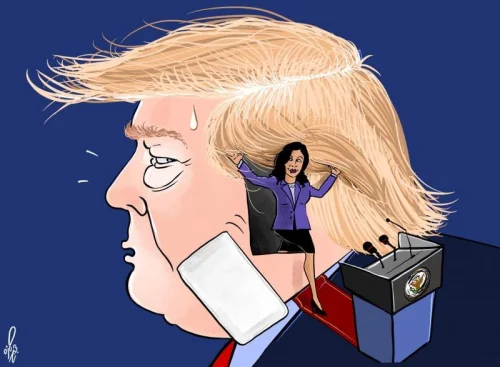 Kripto dionice padaju dok oklade na Harrisovu pobjedu rastu