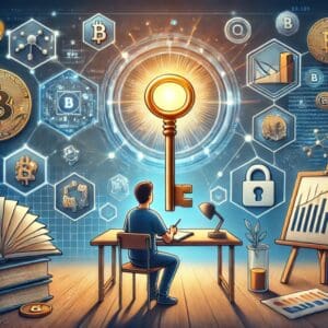 Ključ predstavlja pristup i sigurnost u digitalnim valutama i blockchain tehnologiji.