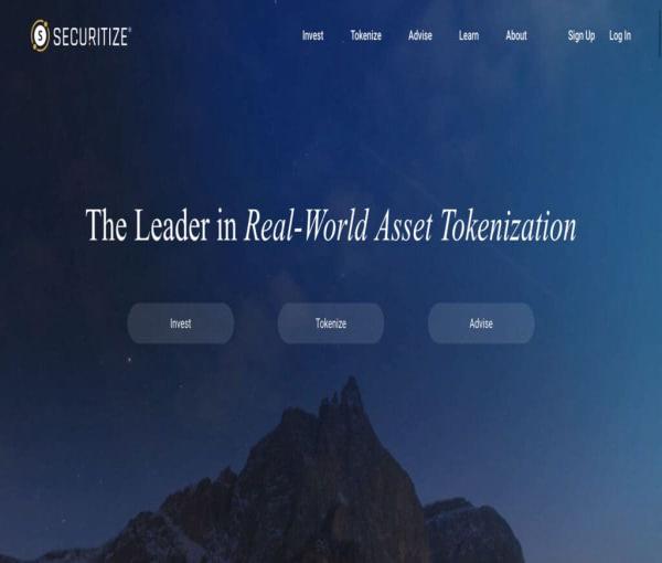 Securitize: vodeći u tokenizaciji stvarne imovine s modernim dizajnom i intuitivnom navigacijom.