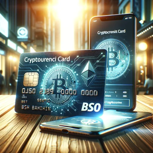 Upotreba kreditnih kartica povezanih sa kripto novčanikom.Novac