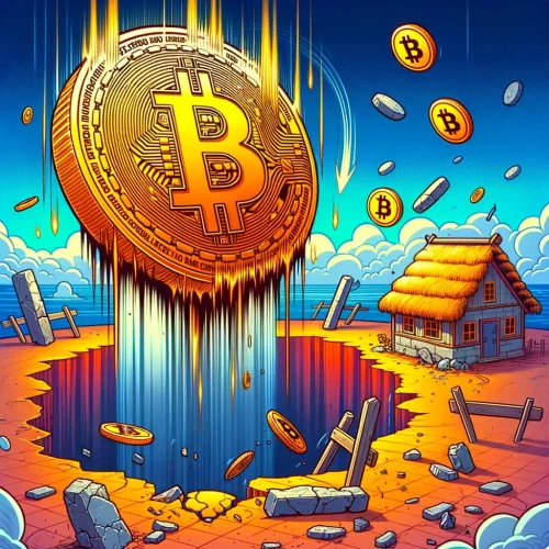 Zlatni Bitcoin Izlazi iz Rupe u Zemlji