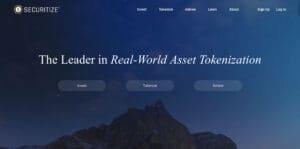 Securitize: vodeći u tokenizaciji stvarne imovine s modernim dizajnom i intuitivnom navigacijom.