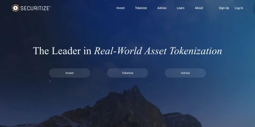 Securitize: vodeći u tokenizaciji stvarne imovine s modernim dizajnom i intuitivnom navigacijom.