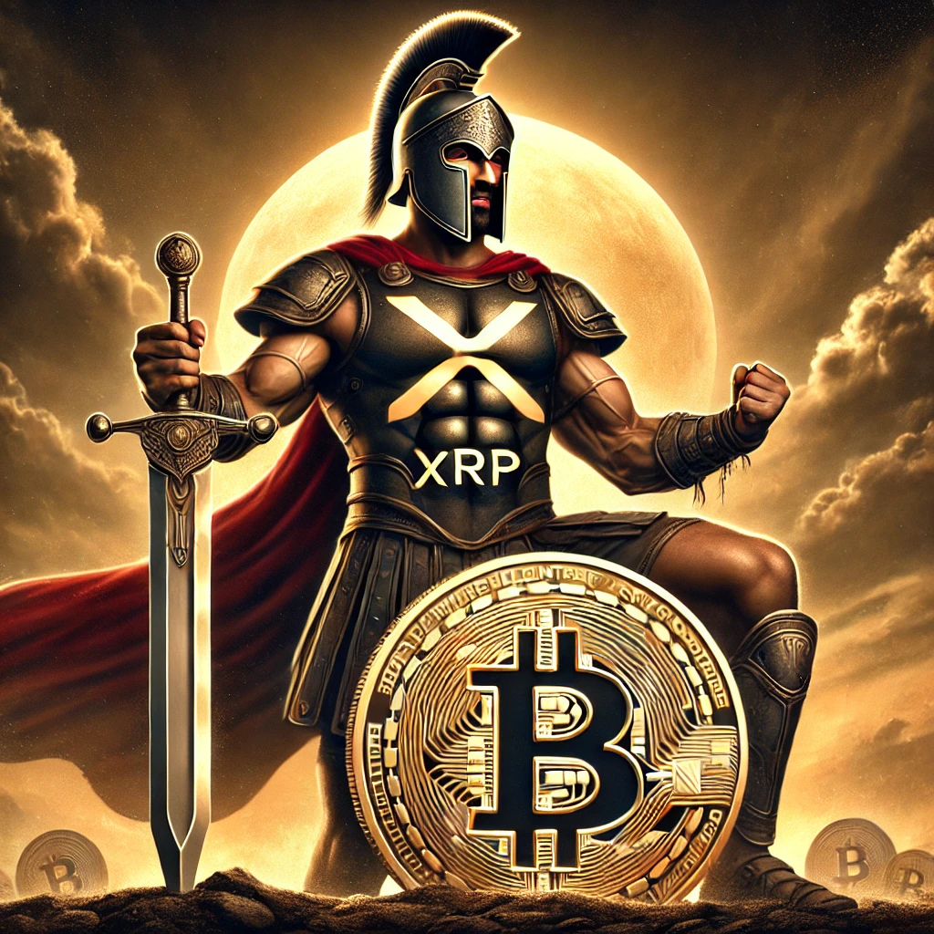 Warrior Xrp Bitcoin Shield