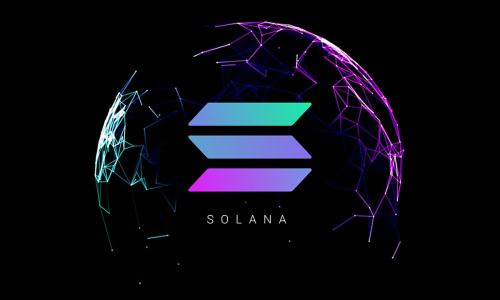 Solana Futuristicki Logo Blockchain Inovacije