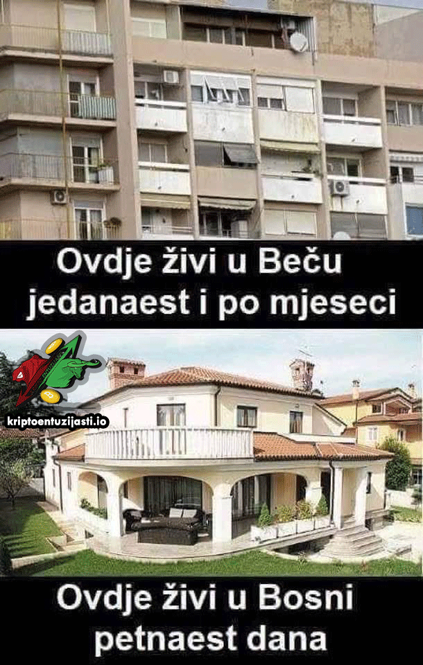 Zivot U Becu Vs Odmor U Bosni. Da si barem malo uložio u kripto