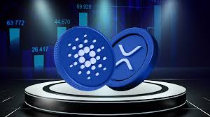 Futuristicki Prikaz Kriptovaluta Cardano I Ripple