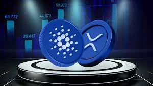 Futuristicki Prikaz Kriptovaluta Cardano I Ripple