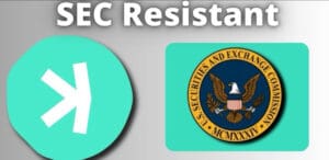 Simbol SEC otpornost protiv SEC pečata; moderna inovacija naspram tradicionalne regulative.