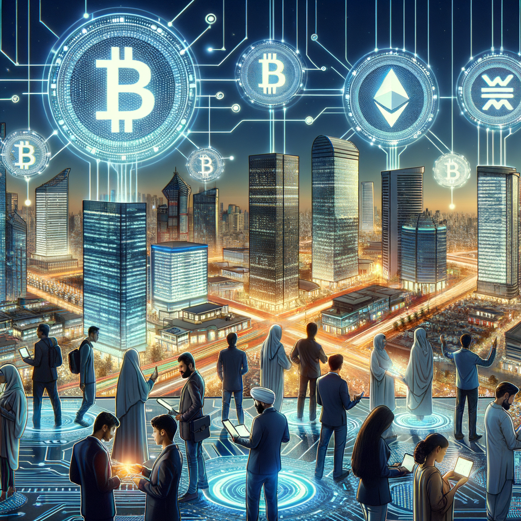 Pakistan Futuristicki Nocni Grad S Kriptovalutama I Tehnologijom