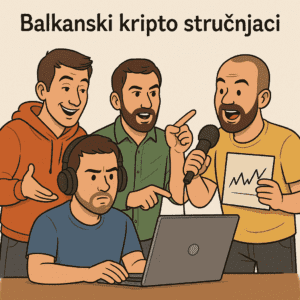 Crtić o balkanskim kripto stručnjacima u živahnoj raspravi o kriptovalutama.