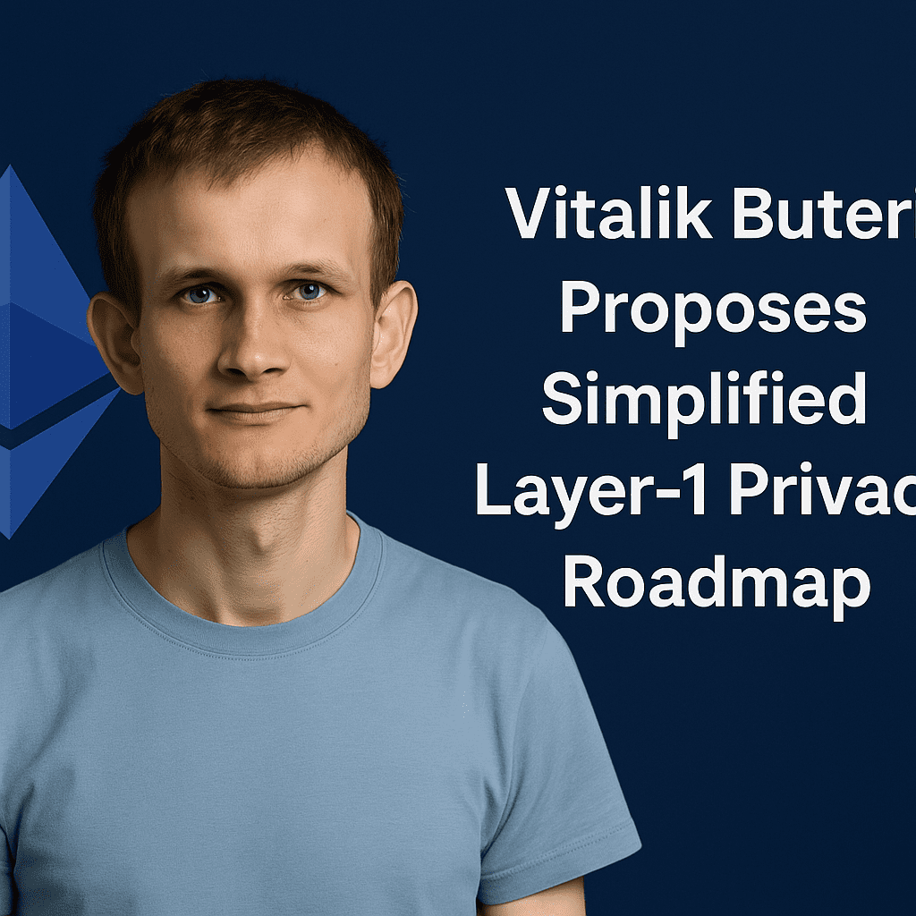 Ethereum privatnost Vitalik Buterin najavio pojednostavljeni plan privatnosti za blockchain Layer-1. Vitalik Buterin najavio pojednostavljeni plan privatnosti za blockchain Layer-1.