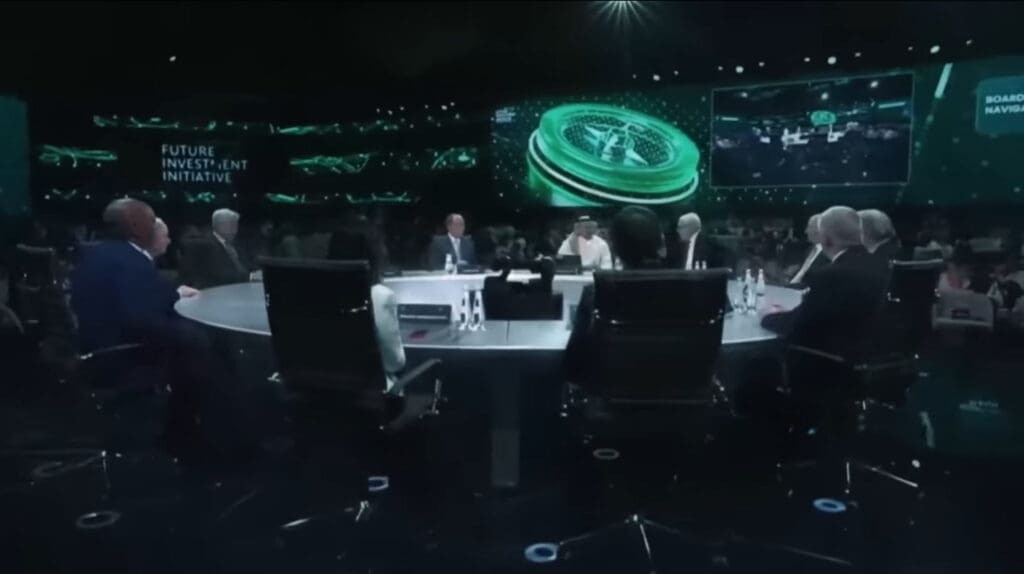 Panel diskusija na Future Investment Initiative forumu o inovacijama, financijama i globalnom ekonomskom razvoju.