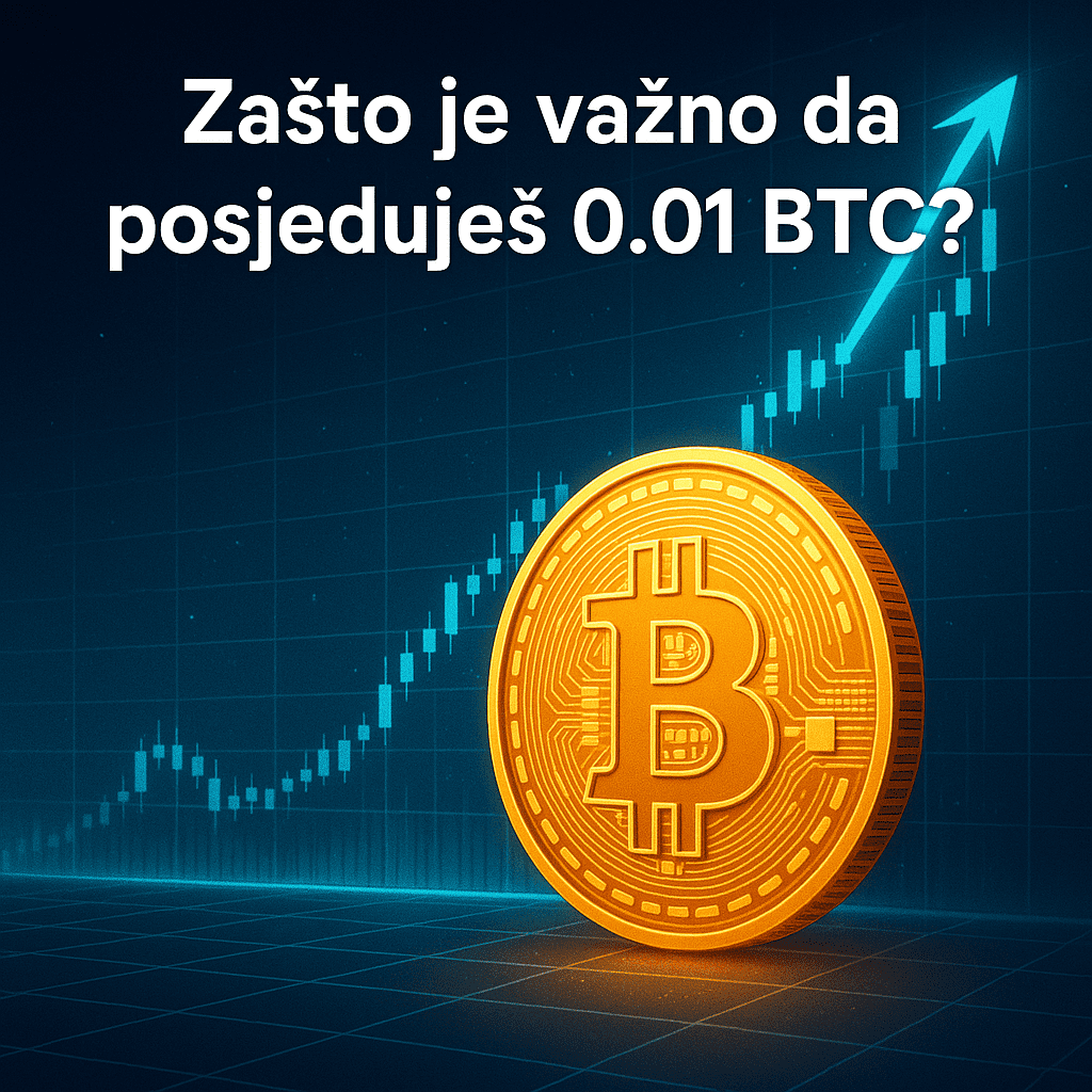 Zašto je važno posjedovati 0,01 BTC? Bitcoin rast vrijednosti prikazan financijskim grafikonima.