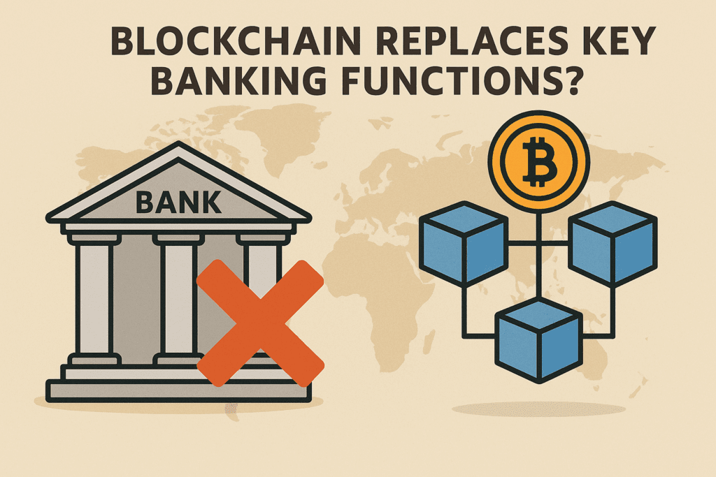 Blockchain protiv tradicionalnog bankarstva: decentralizacija, kriptovalute i globalne financijske promjene.Blockchain zamjenjuje ključne bankarske funkcije