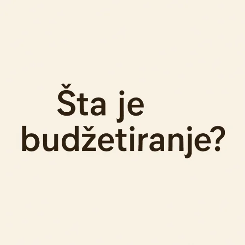 Šta je budžetiranje? Finansijsko planiranje, pitanja, upravljanje budžetom, minimalistički dizajn pozadine.