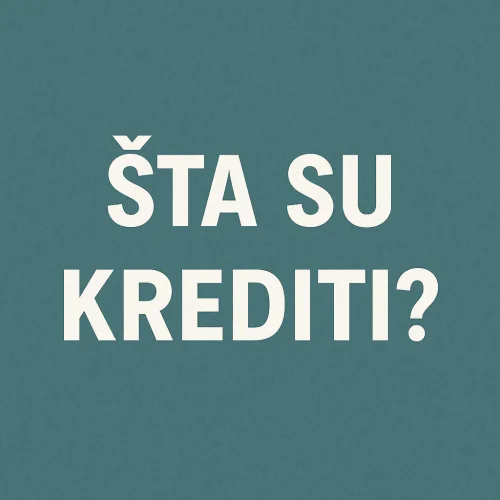 Šta su krediti? Financijski pojmovi, edukacija, profesionalnost, povjerenje, jednostavnost, moderni dizajn.Kredit