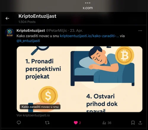 Kriptovalute, pasivni prihod, ulaganje, san, Bitcoin, financije.