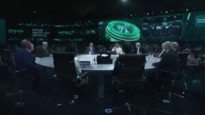 Panel diskusija na Future Investment Initiative forumu o inovacijama, financijama i globalnom ekonomskom razvoju.