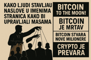 Kritika kontrole medija: marionete kriptovaluta i utjecaj naslova.