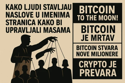 Kritika kontrole medija: marionete kriptovaluta i utjecaj naslova.naslovi su oružje