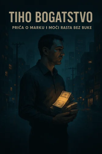 Muškarac s novcem u noćnom urbanom okruženju, osvijetljen zlatnim sjajem.https://kriptoentuzijasti.io/napredak-u-pregovorima-izmedu-sad-i-kine/