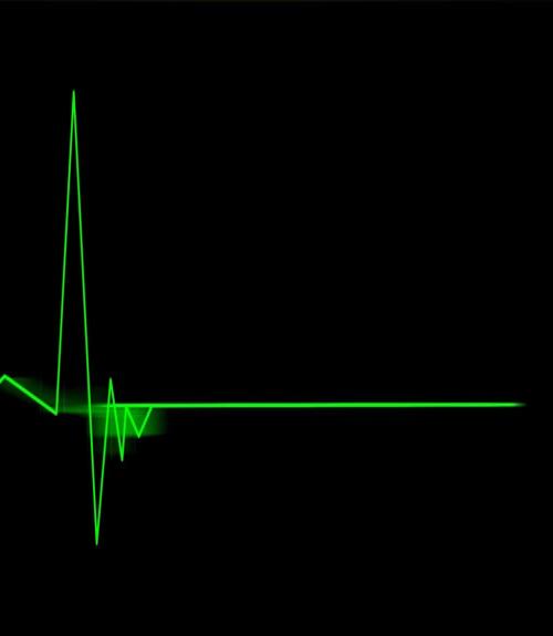 EKG linija života prelazi iz otkucaja srca u ravnu liniju, simbolizira srčani zastoj.Sistem koji nas krade