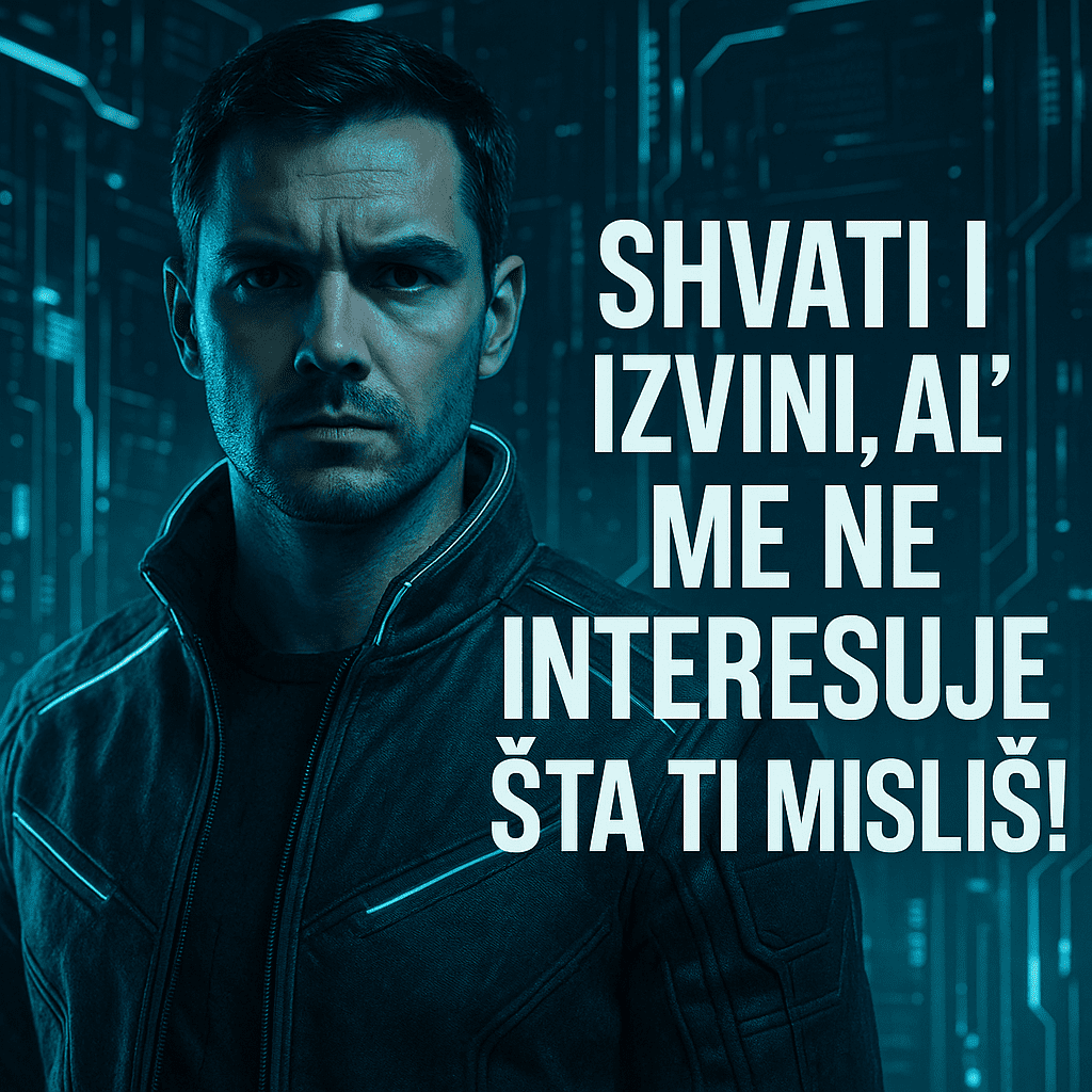 Oslobođenje: Moj život, moja pravila Sloboda mišljenja i samopouzdanje: Ne interesuje me šta ti misliš