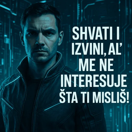 Sloboda mišljenja i samopouzdanje: Ne interesuje me šta ti misliš