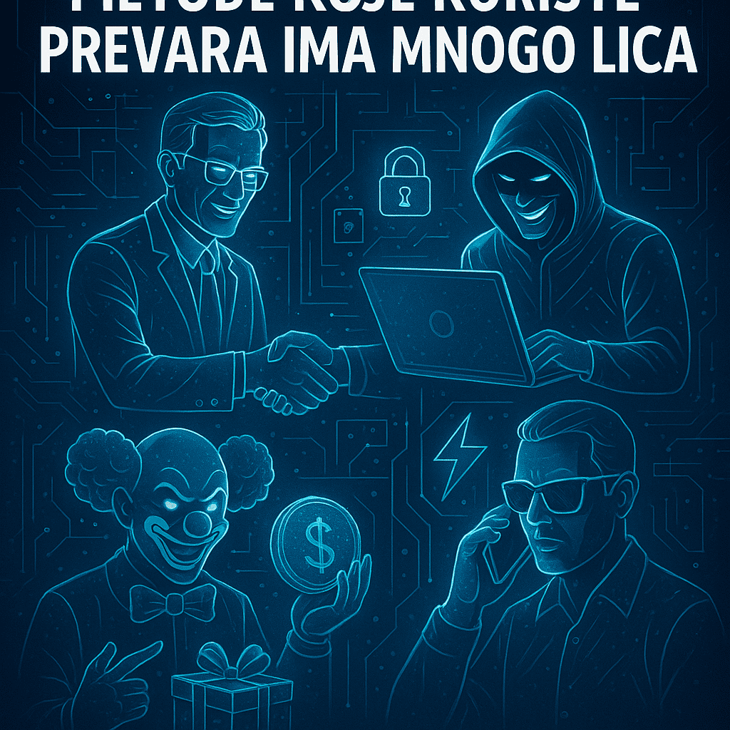 Prevara ima mnogo lica: haker, poslovni čovjek, prevarant.Metode prevare