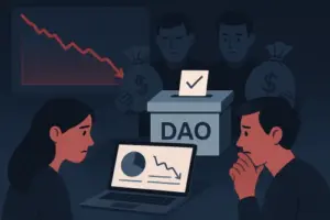 Tim skriva novac iza DAO glasanja dok investitori gledaju pad vrijednosti tokena.