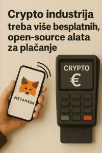 Crypto industrija MetaMask kripto plaćanje putem besplatnih open-source alata na POS terminalu.