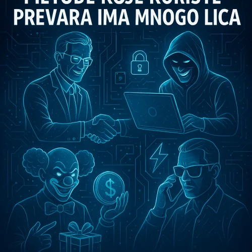 Prevara ima mnogo lica: haker, poslovni čovjek, prevarant.Metode prevare