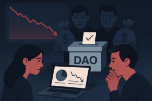 Tim skriva novac iza DAO glasanja dok investitori gledaju pad vrijednosti tokena.