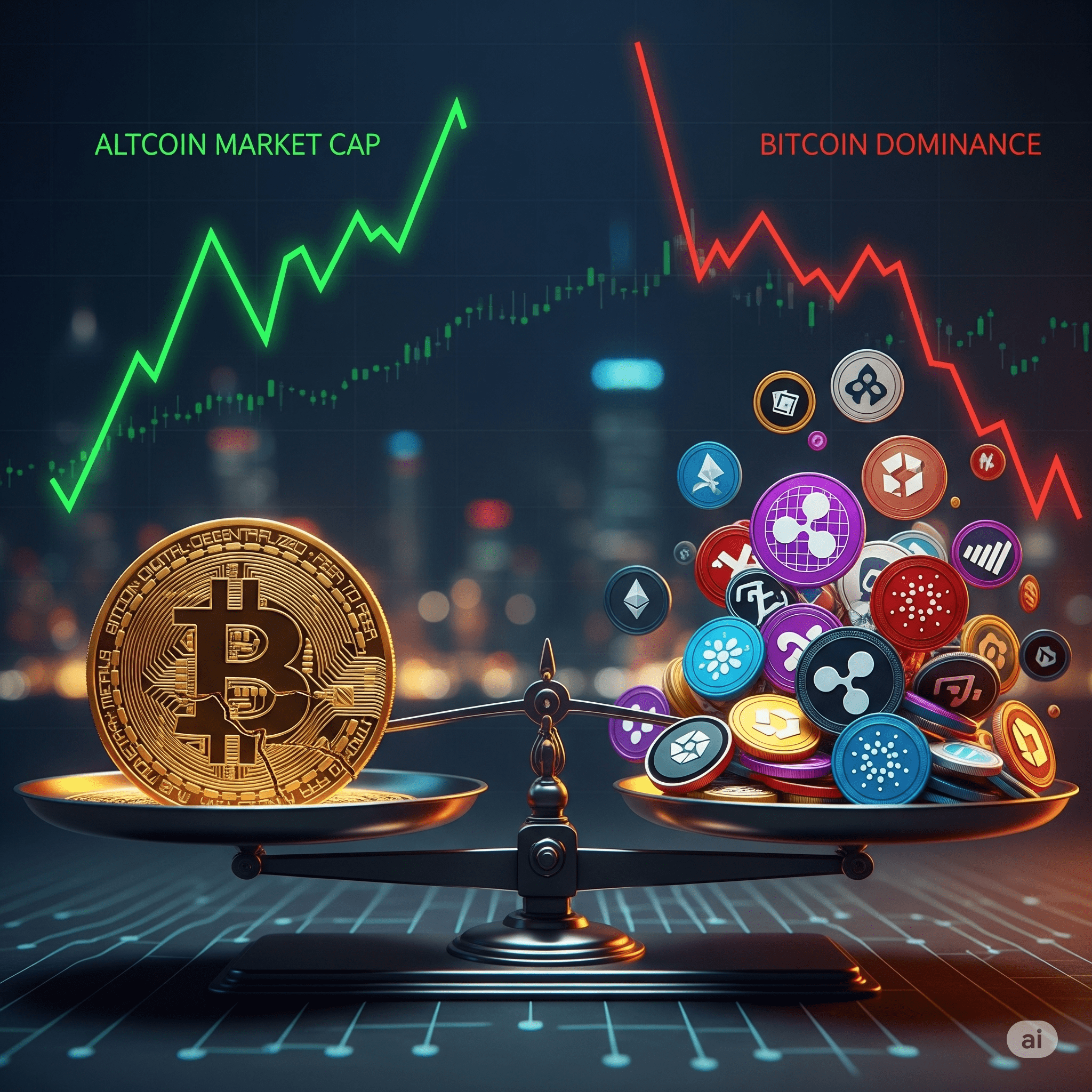 pad dominacije BTC-a