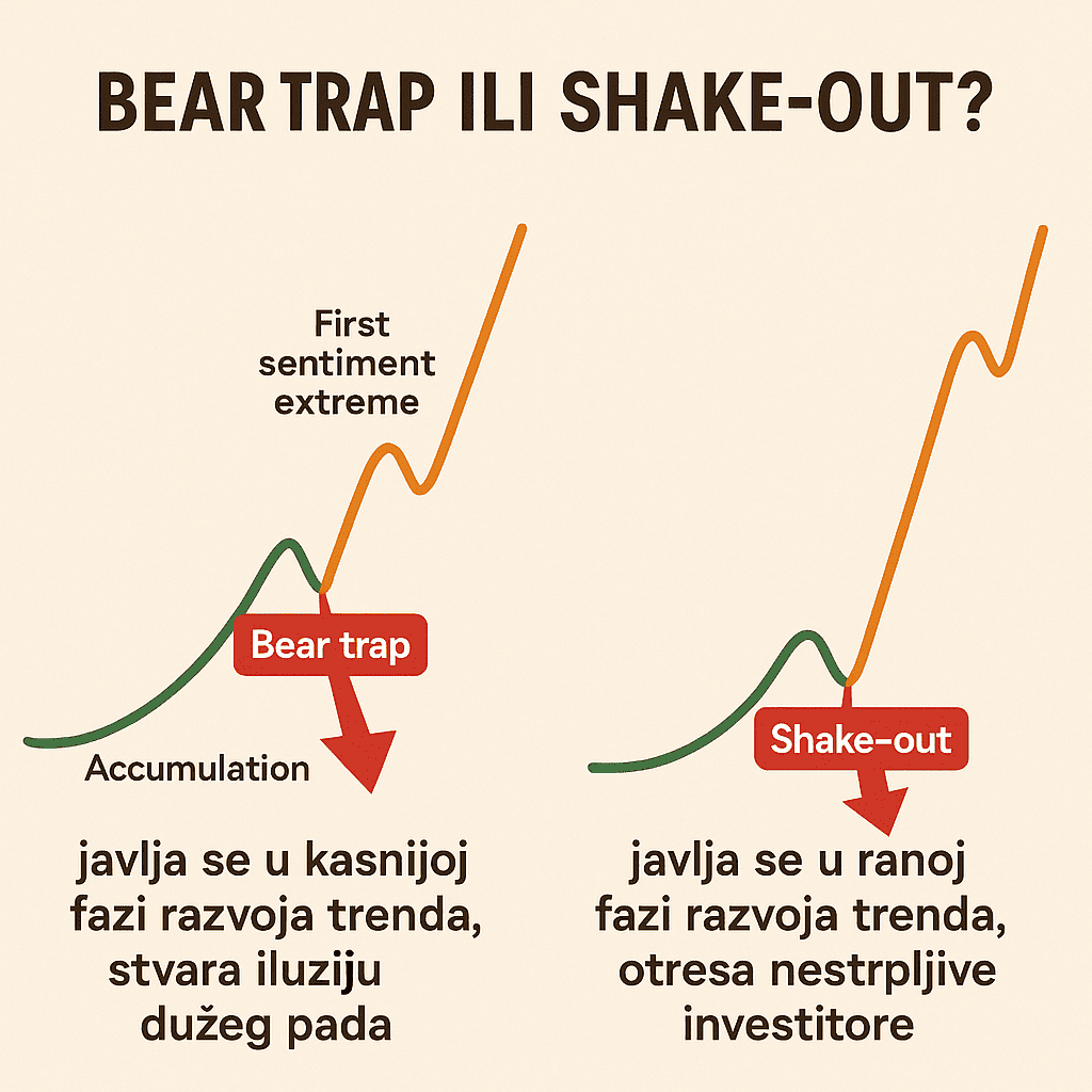 Financijska analiza ulaganja: Medvjeđa zamka i Shake-out obrasci.