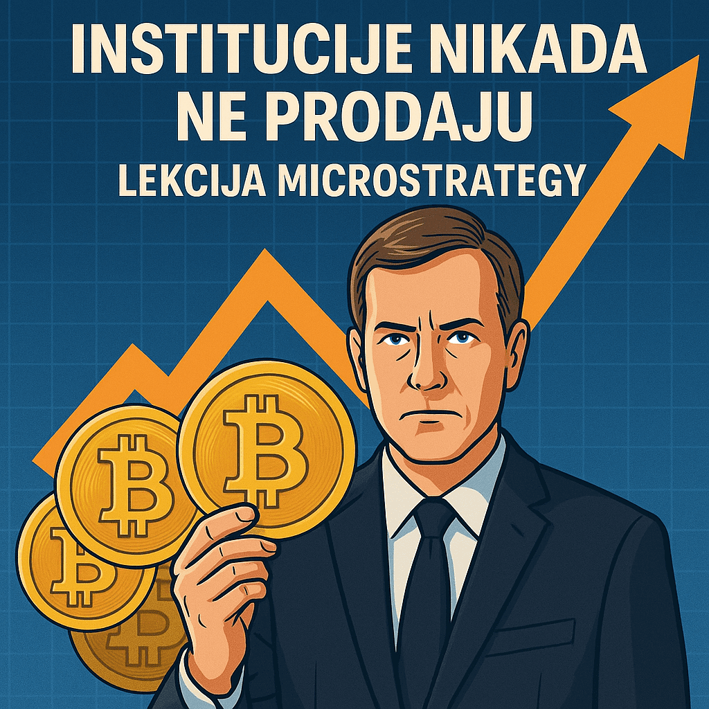 Institucije ne prodaju: Bitcoin rast, MicroStrategy strategija ulaganja.