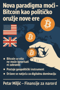 Petar Miljić poster: Bitcoin, geopolitičko oružje za novu dominaciju.